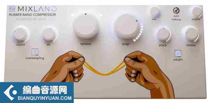 橡皮筋压缩器 – Mixland Rubber Band Compressor v1.0.3 WiN