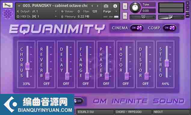 合成器 – Om Infinite Sound – Equanimity for Kontakt