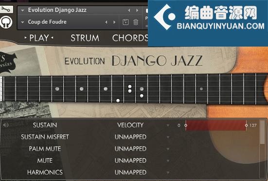 原声爵士吉他音色库 Orange Tree Samples Evolution Django Jazz