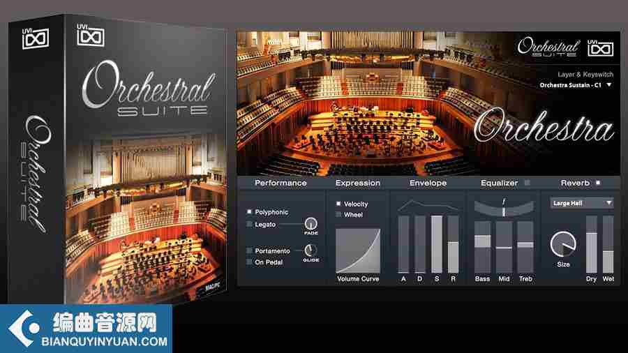 管弦乐音源 – Orchestral Suite for UVI Falcon