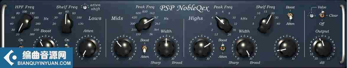 均衡器 – PSPaudioware PSP NobleQ 1.8.0 WIN