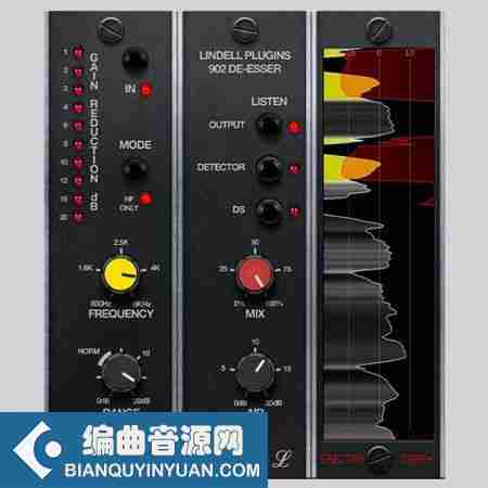 自动去齿音插件 – Plugin Alliance Lindell Audio 902 De-Esser v1.0.0 WiN