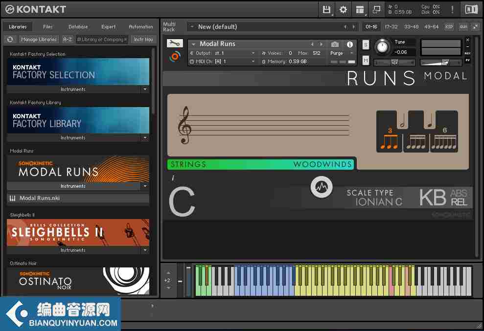 弦乐快速琶音 – Sonokinetic Modal Runs v1.0 KONTAKT