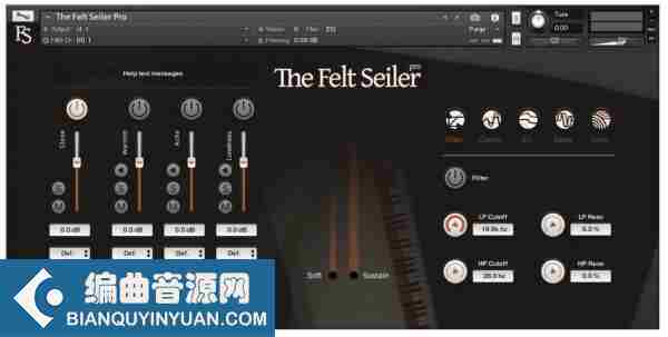 钢琴 – Strezov Sampling The Felt Seiler Pro KONTAKT