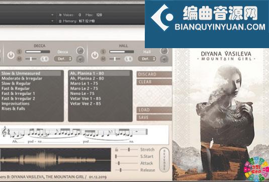 女声乐独奏 Strezov Sampling The Performers Mountain Girl