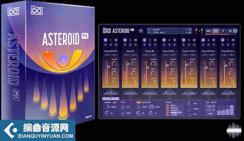 打击乐/FX音效 – UVI Soundbank Asteroid v1.0.1 for Falcon