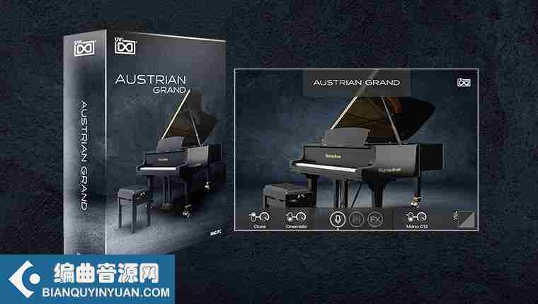 制作精良的钢琴音源 – UVI Soundbank Austrian Grand v1.0.3 for Falcon