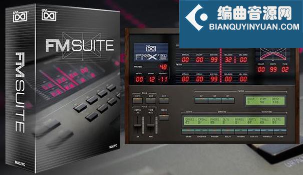 老式调频合成器 UVI Soundbank FM Suite v1.0.1 for Falcon