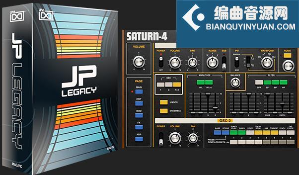日本模拟合成器 UVI Soundbank JP Legacy v1.0.2 for Falcon