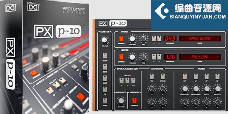 模拟合成器 UVI Soundbank PX P10 v1.0.1 for Falcon