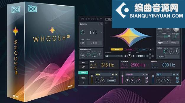 FX声音设计合成器 Soundbank Whoosh FX v1.1.2 UVI Falcon