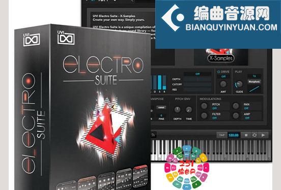 电子鼓 UVI Soundbank Electro Suite for Falcon