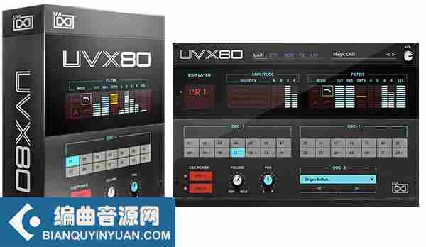 复音合成器 – VX80 for UVI Falcon