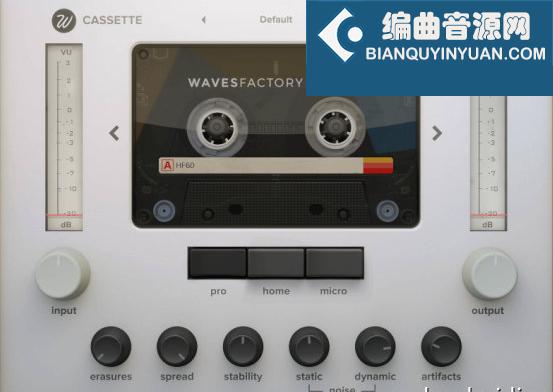 Wavesfactory Cassette v1.0.6 磁带机模拟插件