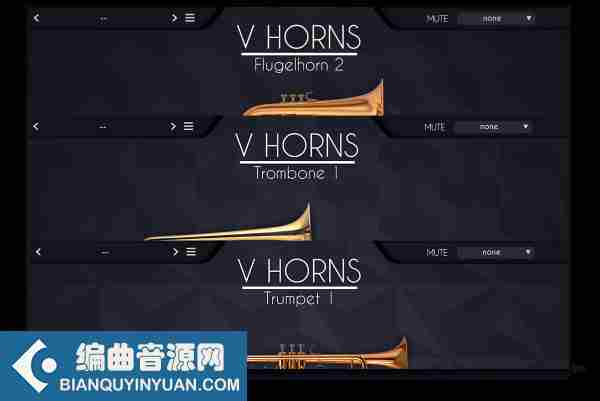 铜管 – Acousticsamples VHorns Brass Section for UVI Falcon