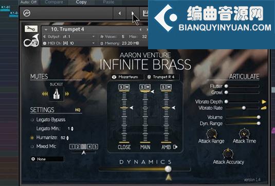 影视铜管 Aaron Venture Infinite Brass 1.6