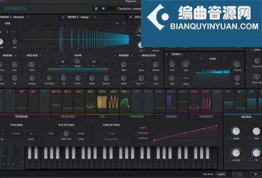混合电子合成器 Arturia Pigments v6.0.2