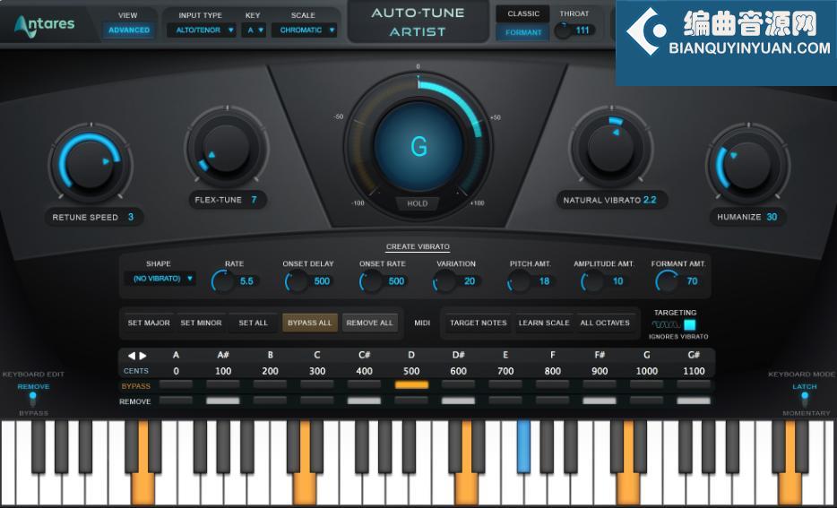Antares Auto Tune Artist v9.2.0 Mac 自动电音修音插件