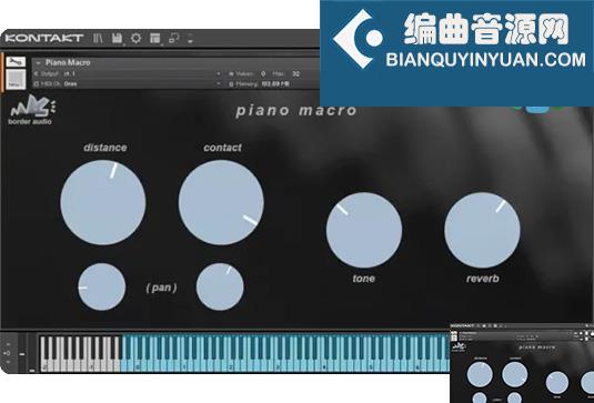 简易钢琴音源 Border Audio Piano Macro INTERNAL