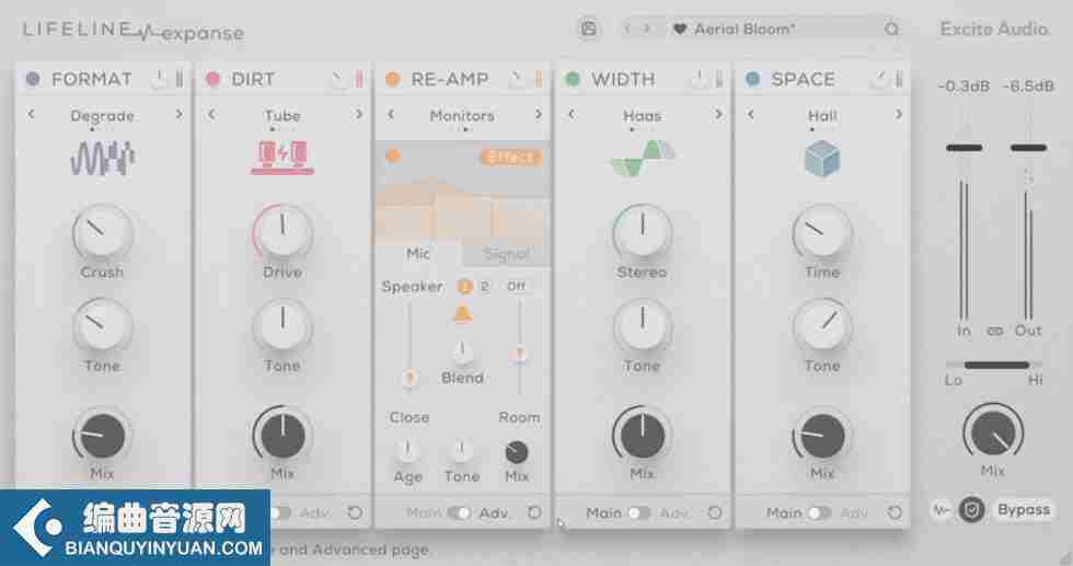 多重效果器 – Excite Audio Lifeline Expanse v1.0.0 Regged WiN MacOSX