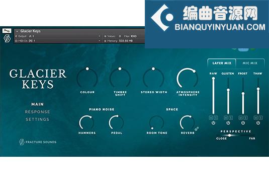 合成钢琴音源 Fracture Sounds Glacier Keys v2.0