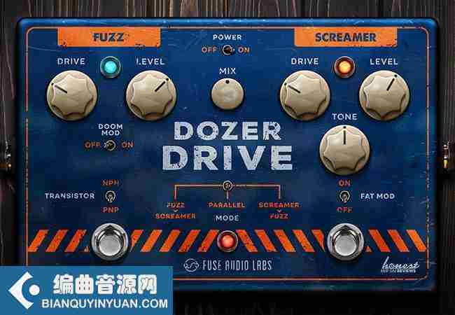 吉他效果器 – Fuse Audio Labs Dozer Drive v1.0.0 Incl Keygen WIN OSX