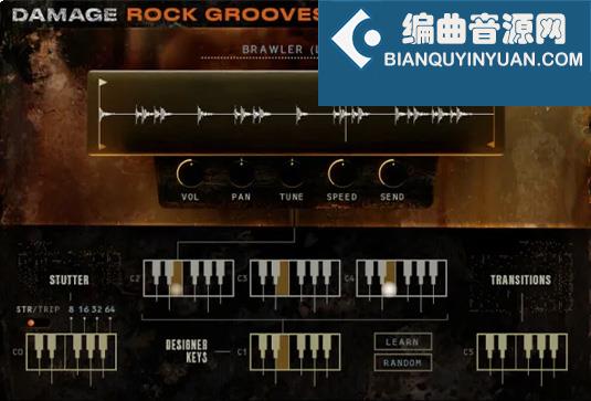 节奏鼓点Loops音源 Heavyocity Damage Rock Grooves 2