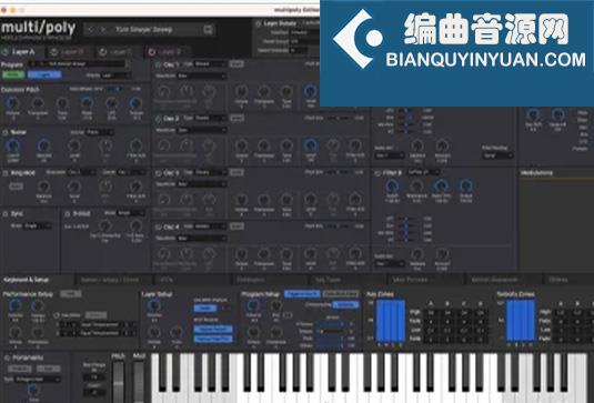 电子合成音色编辑器 KORG multipoly Editor Librarian v1.0.4