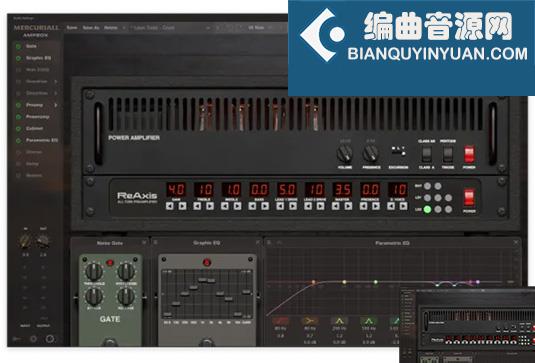 吉他效果器插件 Mercuriall Ampbox v1.6.0 （Amp box）