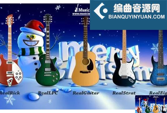 5把虚拟电木吉他音源合集 MusicLab GuiTars Bundle 6 v6.1.2 R2R Win （包含Real Eight RealGuitar RealLPC RealRick RealStrat 6）