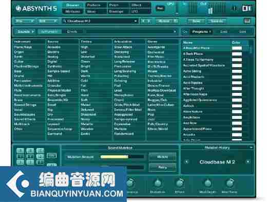 半模块化合成器 – Native Instruments Absynth 5 v5.3.4 Rev2 WIN