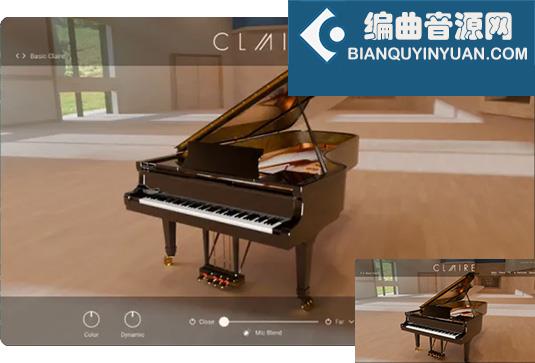 克莱尔音乐会三角钢琴音色库 Native Instruments Claire v1.0.1