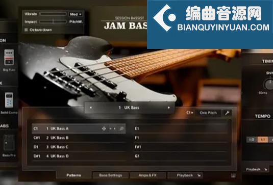 电贝斯音源 Native Instruments Session Bassist Jam Bass v1.0.1