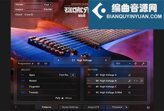 八弦金属吉他 Native Instruments Session Guitarist Electric Storm Deluxe