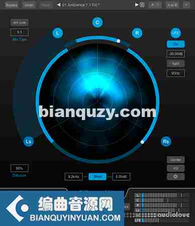 环绕声混音控制 – NuGen Audio Halo Upmix v1.5.0.10 WIN