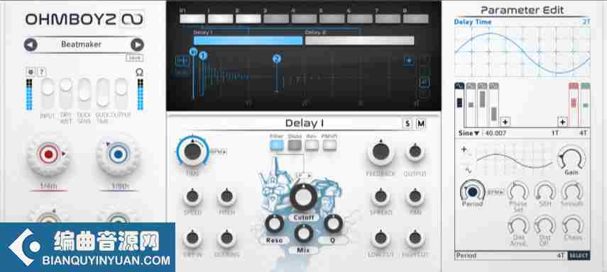 延迟效果器 – OhmForce Ohmboyz Infinity v1.00 WiN