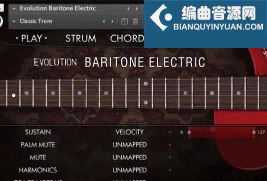 中音电吉他音源 Orange Tree Samples Evolution Baritone Electric v1.2.5