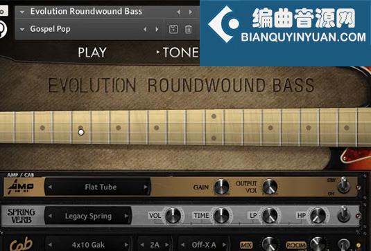 圆弦电贝司音源 Orange Tree Samples Evolution Roundwound Bass v1.2.5