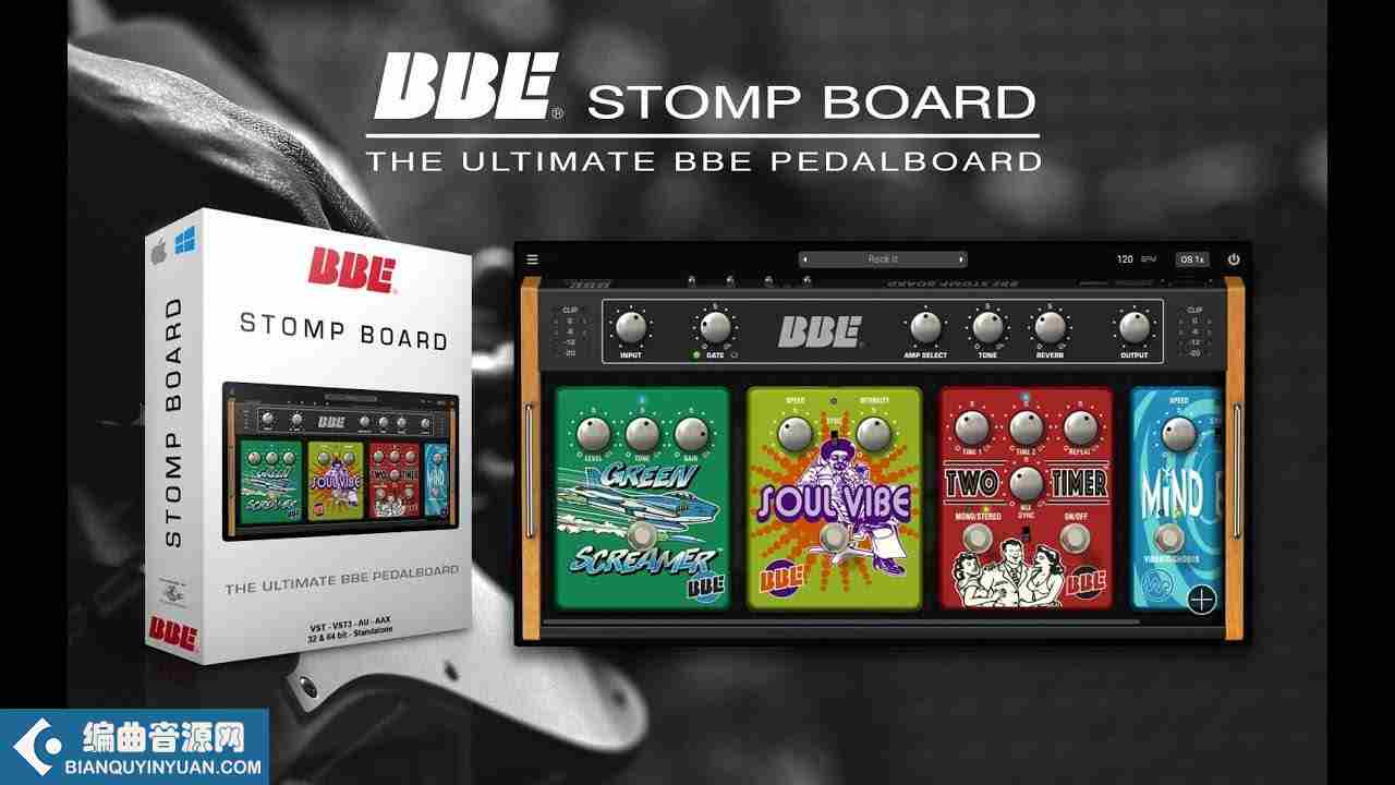 8 个高级建模效果插件 – Plugivery BBE Stomp Board 1.3.0 WiN