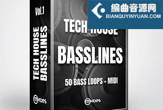 电音采样工程包 RM Vibes Tech House Basslines WAV MIDI ALP