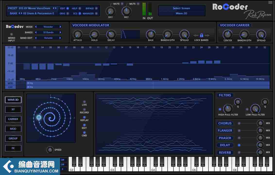 声码器 – Rob Papen RoCoder 1.0 WiN