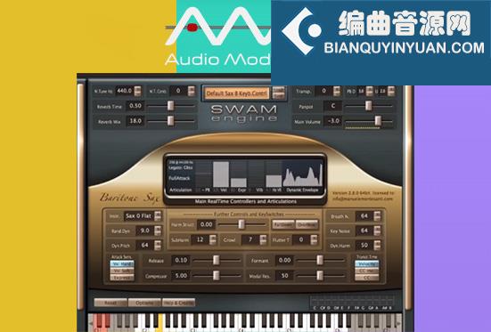 萨克斯音源 Audio Modeling SWAM Engine Soprano Sax v2.7.0 CE Win