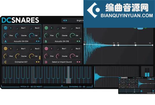 军鼓类调制音源 Scaler Music DC Snares v1.2.0