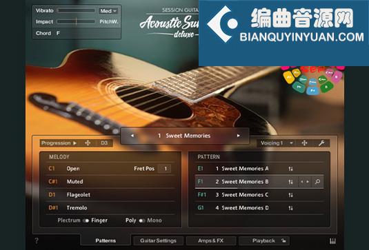 原声吉他 Session Guitarist Acoustic Sunburst Deluxe v1.0.2