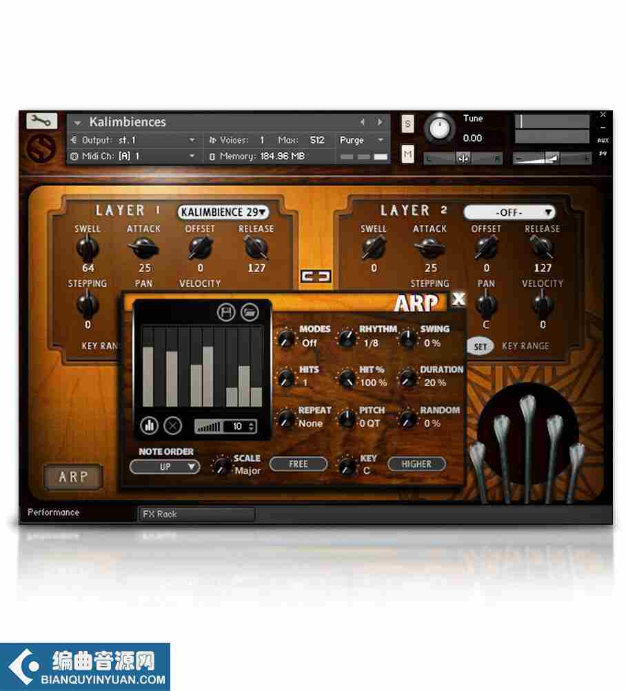 非洲卡林巴（拇指钢琴） – Soundiron Kalimba v3.0 KONTAKT