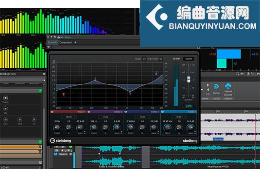 播客音频编辑软件 Steinberg WaveLab Cast v2.0.50 VR