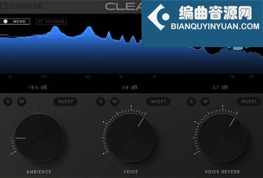 去除背景噪音和混响声音的插件 Supertone Clear v1.1.1 Win