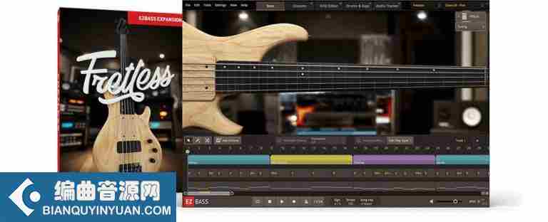 无品电贝司 – Toontrack Fretless EBX Update v1.0.1 WIN / v1.0.0 MAC