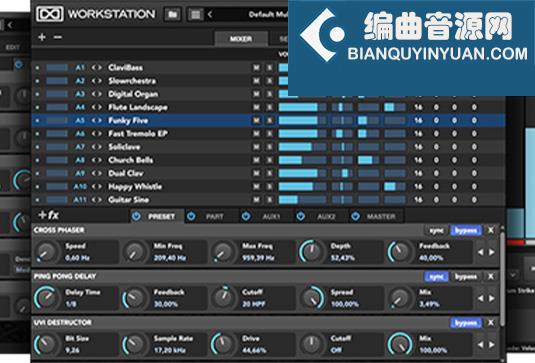 综合音源采样器 UVI Workstation v4.0.0 R2R Win