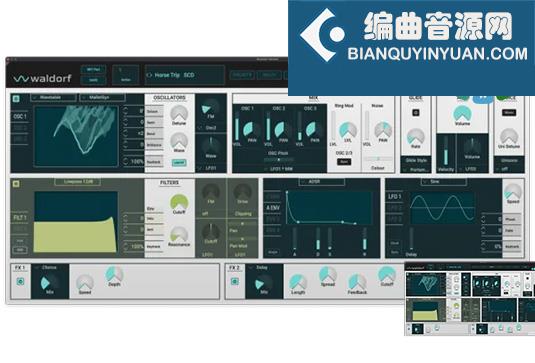 模拟合成器 Waldorf Blofeld Plugin v1.1.0 R2R